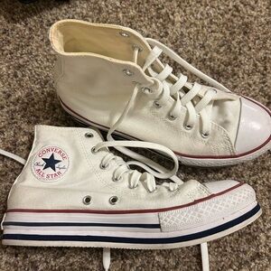 Platform White Converse